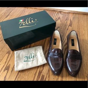Zelli Peccary and Ostrich Shoes